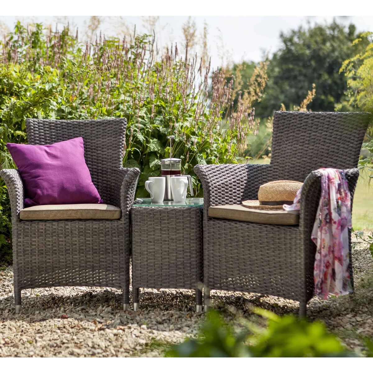 Hartman Appleton Duet Set - Sepia/Henna (Brown Rattan) - (HAPPSET18