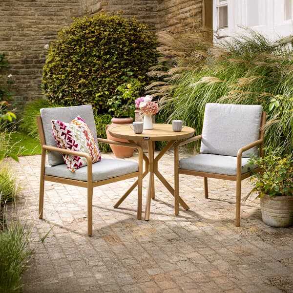Hartman Sahara Wood Look Bistro 2 Seat Set