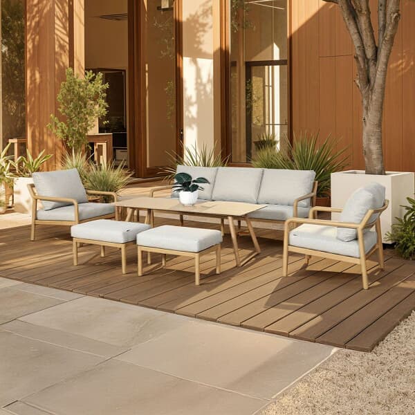 Hartman Sahara Wood Look 3 Seat Lounge Set
