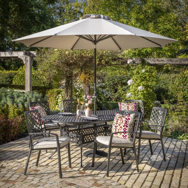 Hartman Avebury 6 Seat Oval Set Antique Moss