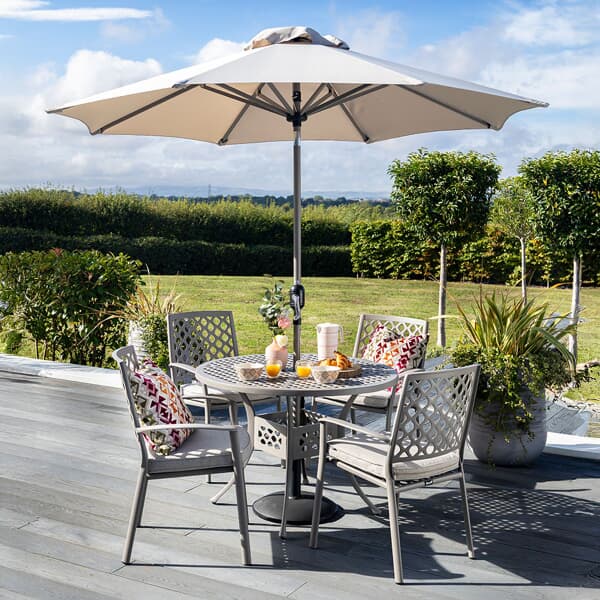 Hartman Avebury 4 Seat Round Set Crimini