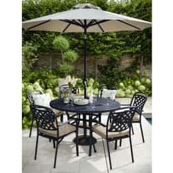 Hartman Berkeley 6 Seat Round Set Traditional Bronze/Amber