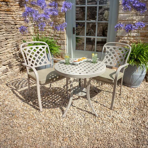 Hartman Berkeley Bistro Set Maize/Wheatgrass