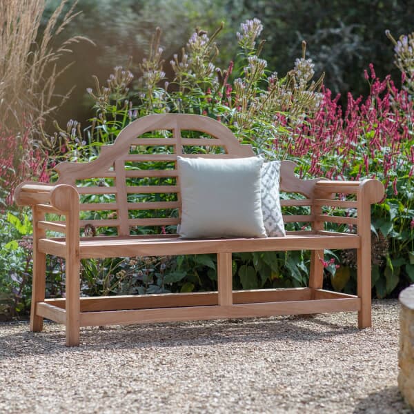Bramblecrest Lutyens Bench Teak (HBLT1) Garden Furniture World