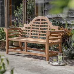 Bramblecrest Teak 150cm Lutyens Bench Flat Pack