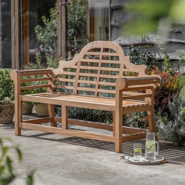 Bramblecrest Teak 150cm Lutyens Bench Flat Pack