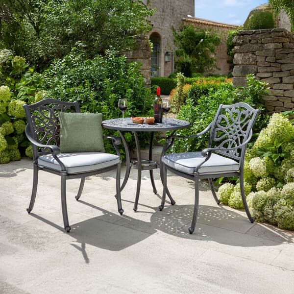 Hartman Capri Bistro Set Antique/Platinum