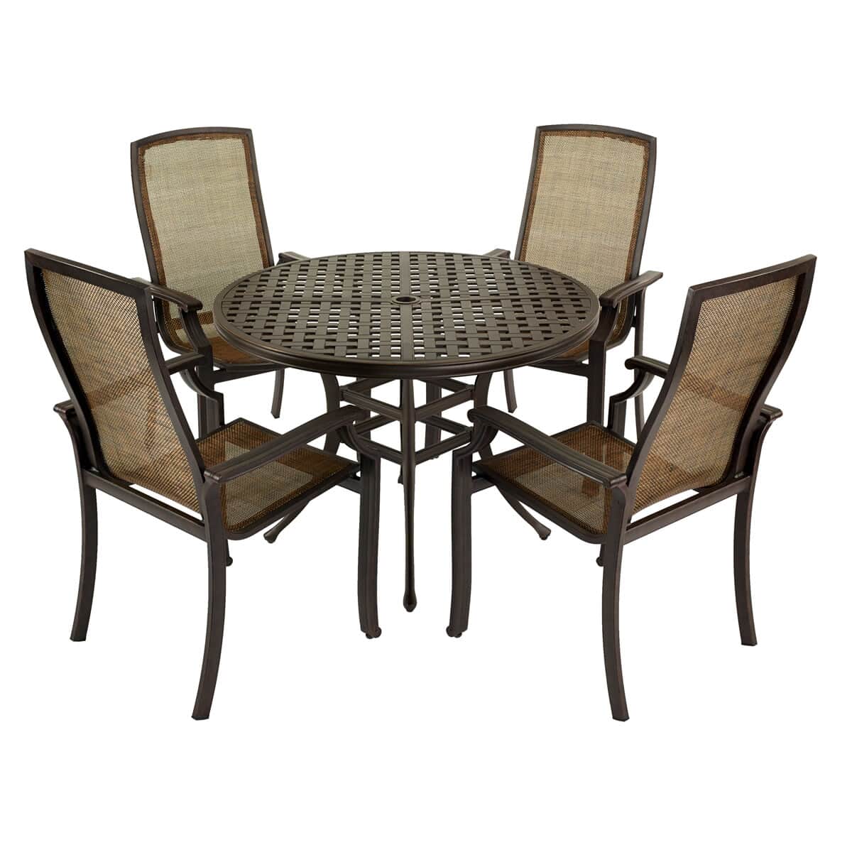 Hartman Corsica Cast 4 Seat Set - (HCORCAST01) - Garden Furniture World