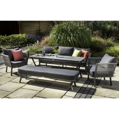 Hartman Dubai 3 Seat Casual Lounge Bench Set