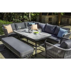 Hartman Dubai Rectangular Casual Dining Bench Set