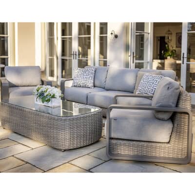 Hartman Dune 3 Seat Lounge Set Greige/Taupe