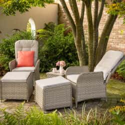 Hartman Eton Tuscan Reclining Companion Set Beech/Oatmeal