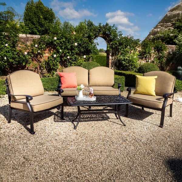 Hartman Amalfi Lounge 2 Seat Sofa Set Bronze/Amber