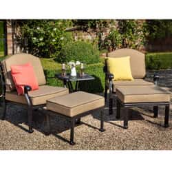 Hartman Amalfi Lounge Companion Set Bronze/Amber