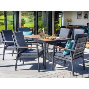 Hartman Asher 6 Seat Rectangular Dining Set Xerix/Harris