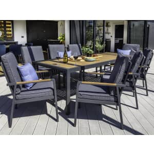 Hartman Asher 8 Seat Rectangular Dining Set Xerix/Harris