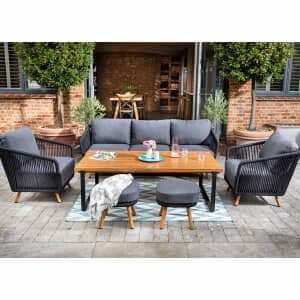 Hartman Eden 3 Seat Lounge Set Raven/Noir