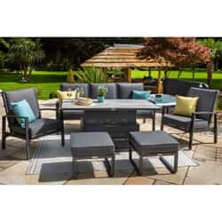 Hartman Vienna Lounge Adjustable Height Table Set with Stools