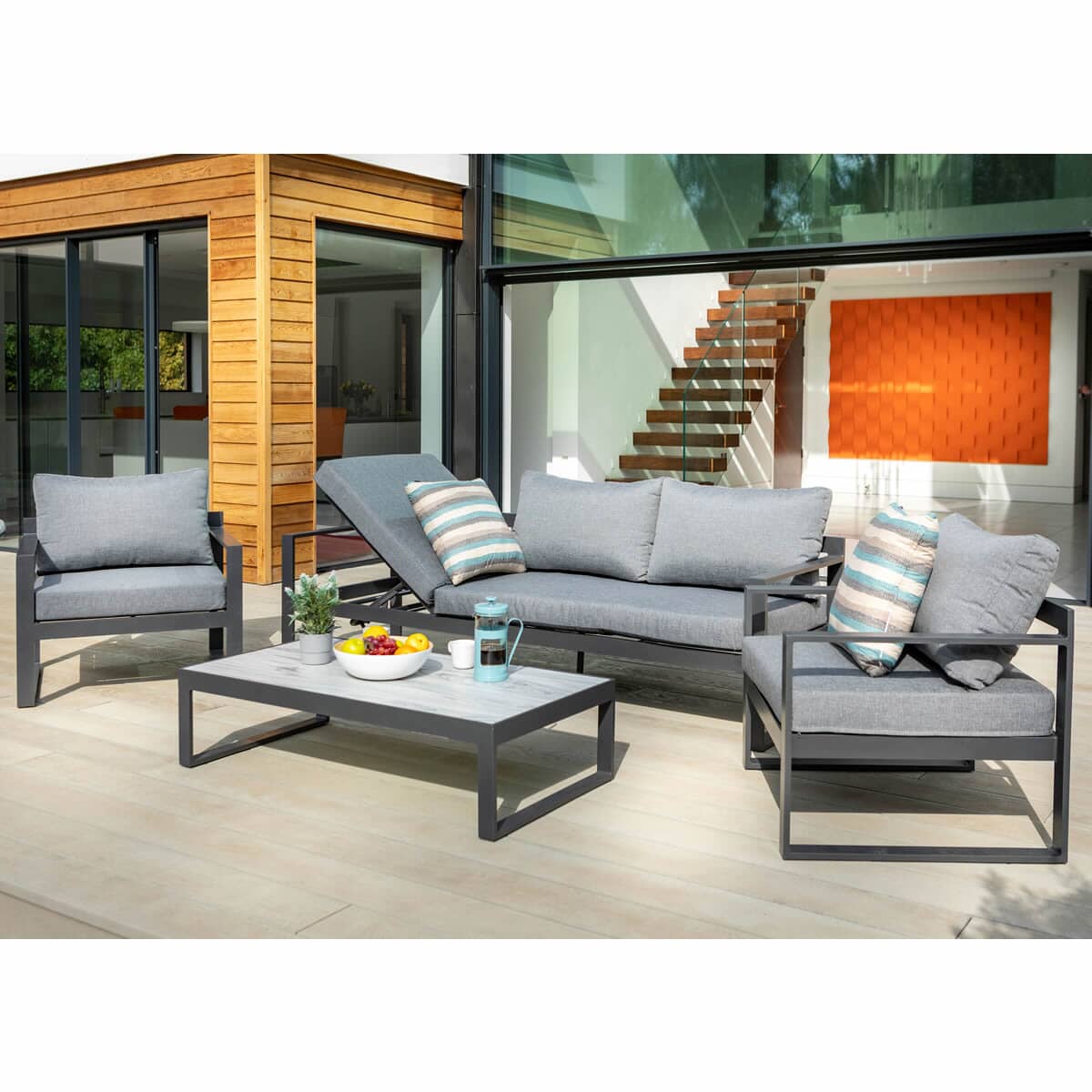 Hartman Vienna Lounge Set with Integrated Lounger