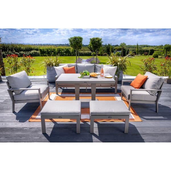 Hartman Rio 3 Seat Casual Lounge Set with Adjustable Table