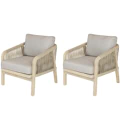 Kettler Cora Rope - Lounge Armchair with Cushions (Pair)