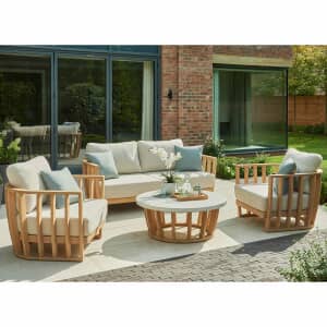 Kettler Fiji Lounge Set Wood