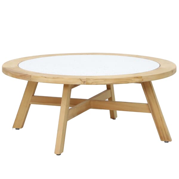 Kettler Kubu Coffee Table with Round Terrazzo Top