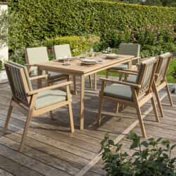 Kettler RHS Hampton 6 Seat Dining Set with Cushions
