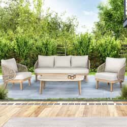 Kettler Bali Rope Lounge 3 Seat Sofa Set