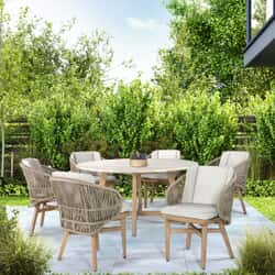 Kettler Bali Rope 6 Seat Round Dining Set