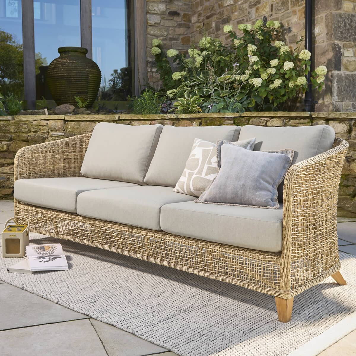 Kettler Durban 3 Seat Sofa with Cushion