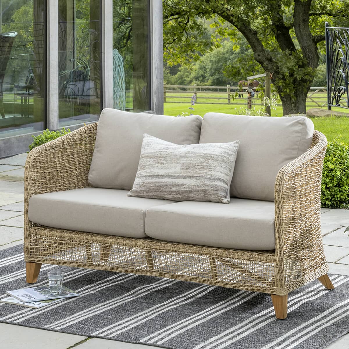 Kettler Durban 2 Seat Sofa with Cushions