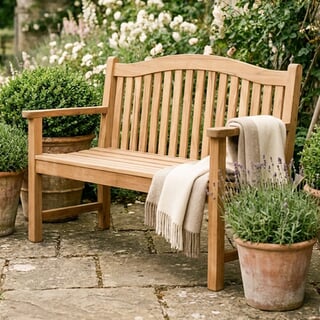 Kettler Turnbury Teak Bench 120cm