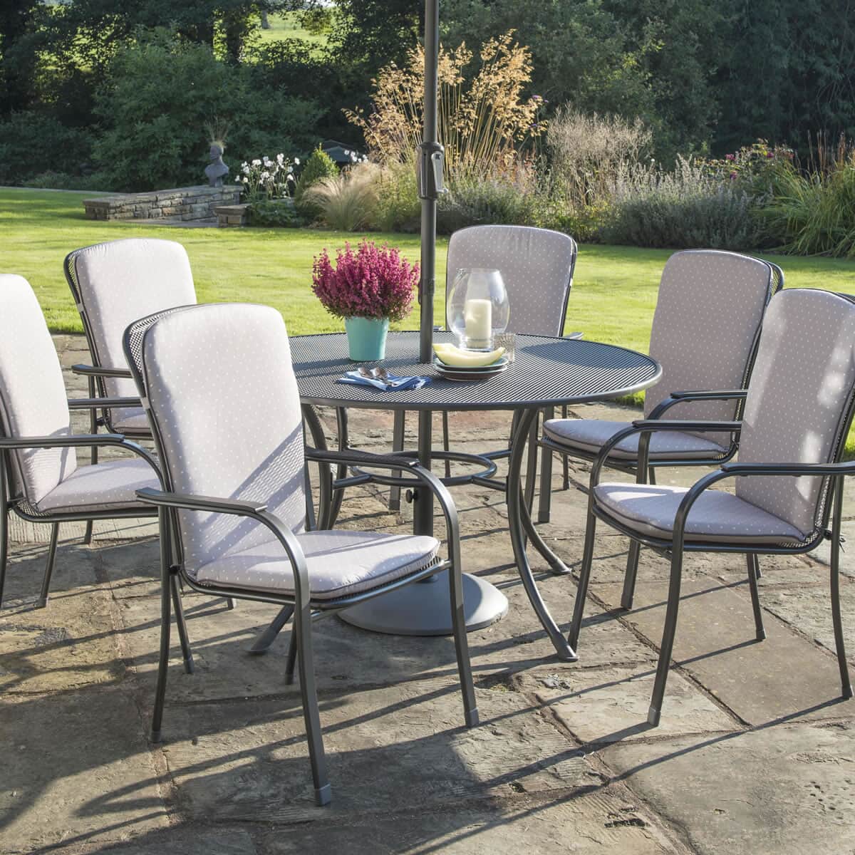 Kettler Bonella 6 Seater Round Set (KCGBONSET02) Garden Furniture World