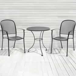Kettler Caredo - 2 Seat Bistro Mesh Table Garden Furniture Set