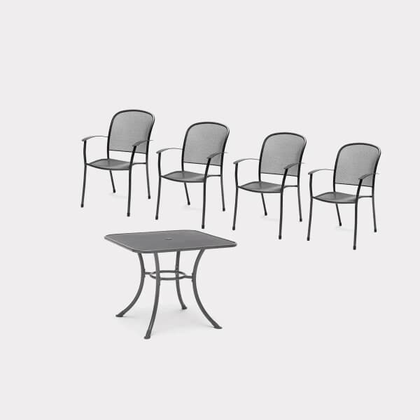 Kettler Caredo 4 Seat Square Dining Set