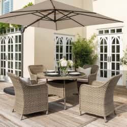Kettler Signature Charlbury 4 Seat Round Dining Set