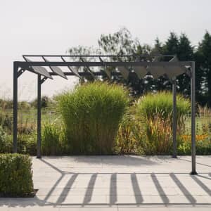 Kettler Panalsol Louvre Pergola - 3m x 3.5m Aluminium