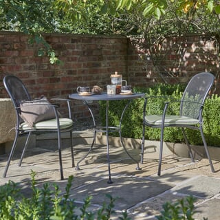 Kettler Caredo 2 Seat Bistro Set with Sage Cushions