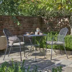 Kettler Caredo 2 Seat Bistro Set with Stone Cushions