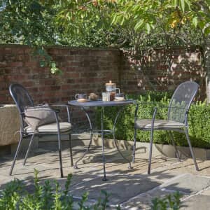 Kettler Caredo 2 Seat Bistro Set with Stone Cushions