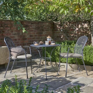 Kettler Caredo 2 Seat Bistro Set with Stone Cushions