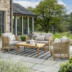 Kettler Durban 4 Seat Casual Dining Lounge Set with Coffee Table