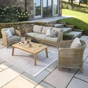 Kettler Durban 5 Seat Casual Dining Lounge Set with Coffee Table