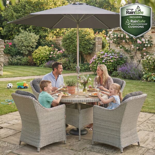 Kettler Foxley 4 Seat Dining Set