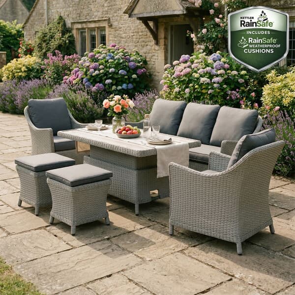 Kettler Foxley Lounge Set With Adjustable Table
