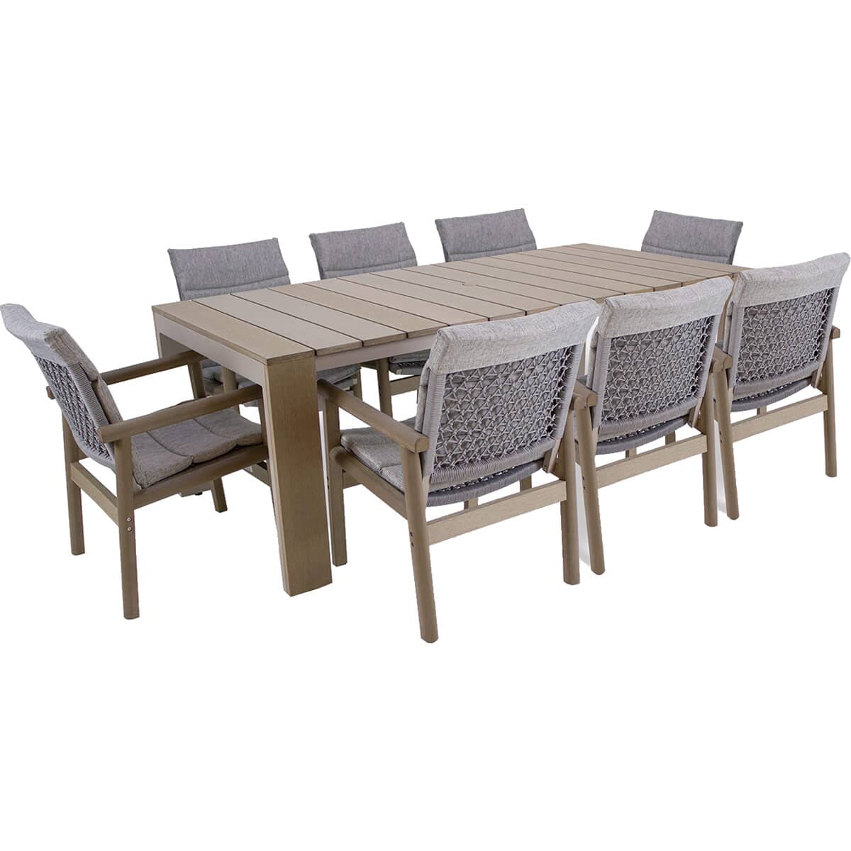 Kettler Mali 10 Seat Dining Set - (KETMALSET1) - Garden Furniture World