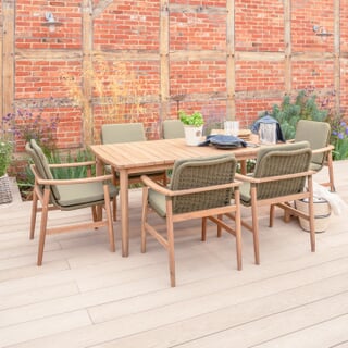 Kettler Meadow 6 Seat Rectangular Dining Set