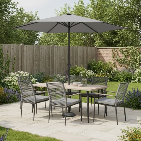 Kettler Merano 6 Seat Rectangular Dining Set