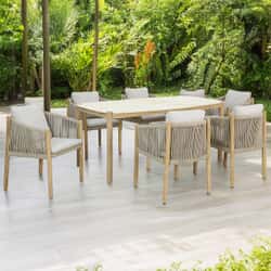 Kettler Naples Rope 6 Seat Dining Set